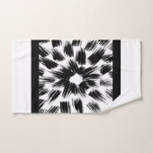 白黒ブグランジラシ バスタオルセット (ハンドタオル)