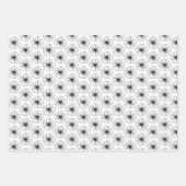 白黒ブライダル/ウェディングシャワー ラッピングペーパーシート (正面2)