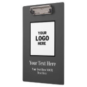 白黒ブランドロゴ クリップボード (左)