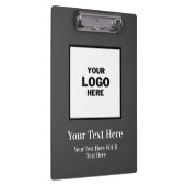 白黒ブランドロゴ クリップボード (右)