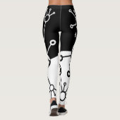 白黒ブリップのレギンス レギンス (裏面)