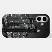 白黒ブルックリンブリッジニューヨークナイト Case-Mate iPhoneケース (裏面 (横))