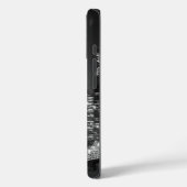 白黒ブルックリンブリッジニューヨークナイト Case-Mate iPhoneケース (裏面 / 左)