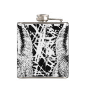 白黒ブルーアイタイガーグラフィック フラスク (裏面)