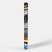 白黒ブルーグレーテラコッタアゲード Case-Mate iPhoneケース (裏面 / 右)