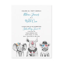 白黒ブルーワイルドワンボーイズバースデーパーティー