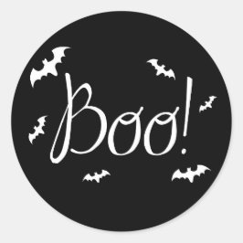 白黒ブー!ハロウィン ラウンドシール