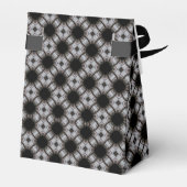 白黒プリント付赤いハート フェイバーボックス (裏面サイド)