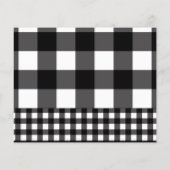 白黒プレイドのチェック写真の保存日付 (裏面)