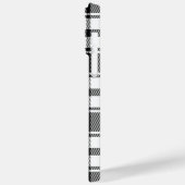 白黒プレイドアイフォンケースHAMbWG Case-Mate iPhoneケース (裏面 / 左)