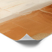 白黒プレイドカボチャのウォールアート ポスター (角)