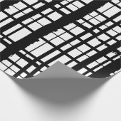 白黒プレイド2ラッピング紙 ラッピングペーパー (角)