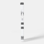 白黒プレイドIphoneケース Case-Mate iPhoneケース (裏面 / 左)