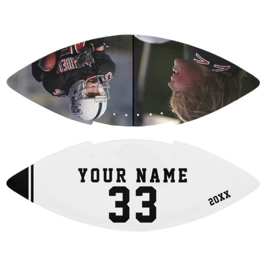 白黒プレイヤー名番号2 Photo Footbal アメリカンフットボール (パネル)