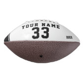 白黒プレイヤー名番号2 Photo Footbal アメリカンフットボール (回転270)