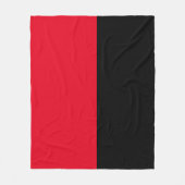 白黒プレーンカラーシンプルブランケット フリースブランケット (正面)