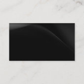 白黒プレーンモダン名刺 名刺 (裏面)