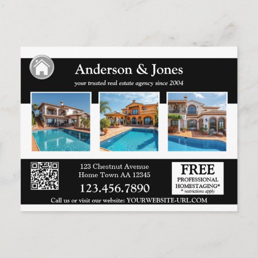 白黒プロフェッショナル写真実在領 ポストカード (裏面)