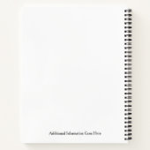 白黒プロフェッショナル自転車事業 ノートブック (裏面)