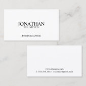 白黒プロフェッショナル 名刺 (正面/裏面)