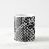 白黒ヘビ コーヒーマグカップ (中央)