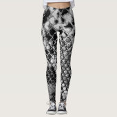 白黒ヘビ レギンス (正面)