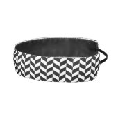 白黒ヘリンボンヘッドバンド アスレチックヘッドバンド (右)