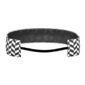 白黒ヘリンボンヘッドバンド アスレチックヘッドバンド (裏面)