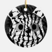 白黒ベア セラミックオーナメント (裏面)