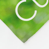 白黒ベビーパンダカブインツリーキュードルミー フリースブランケット (角)