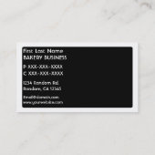 白黒ベーカリー名刺 名刺 (裏面)