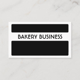 白黒ベーカリー名刺 名刺