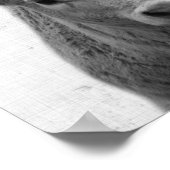 白黒ペエカブーカウミニマル子供部屋 ポスター (角)