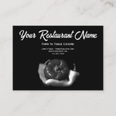 白黒ペッパーズファームtoテーブルレストラン コーリングカード (正面)