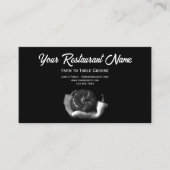 白黒ペッパーズファームtoテーブルレストラン コーリングカード (正面)