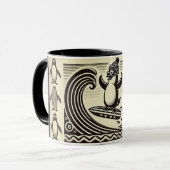 白黒ペンギン マグカップ (正面左)