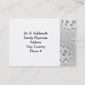 白黒ホイールメディカルアポイントメント 予約カード (裏面)