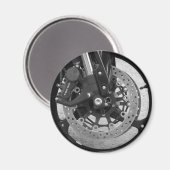 白黒ホイール マグネット (正面/裏面)