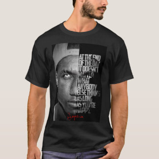 白黒ホプシン引用文。クラシック Tシャツ