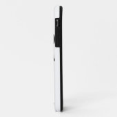 白黒ホース顔 Case-Mate iPhoneケース (裏面/左)