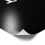 白黒ホープ感動的引用文テンプレート フォトプリント            (角)