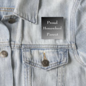 白黒ホームスクー誇りを持ったルの親 缶バッジ (インサイチュ)