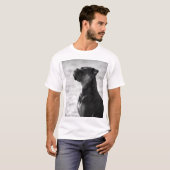 白黒ボクサーのTシャツ Tシャツ (正面フル)