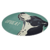 白黒ボクサー カッティングボード (角)