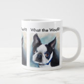 白黒ボストンテリア ジャンボコーヒーマグカップ (右)