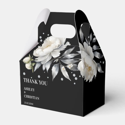 白黒ボホエレガントの結婚種 フェイバーボックス (正面サイド)