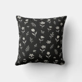 白黒ボホデザイン クッション (裏面)