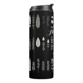 白黒ボホボタニカルミニマル タンブラー (回転左)