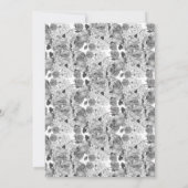 白黒ボホムーンフェイズハンドスティング 招待状 (裏面)