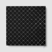 白黒ボーエレガントスモダンフォトグラード ゲストブック (裏面)